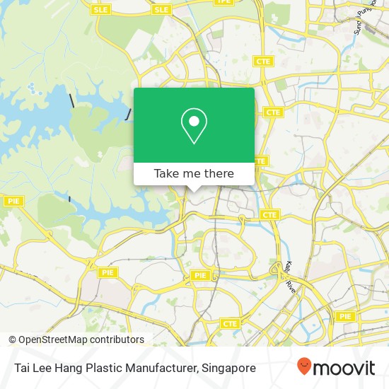 Tai Lee Hang Plastic Manufacturer, Singapore map