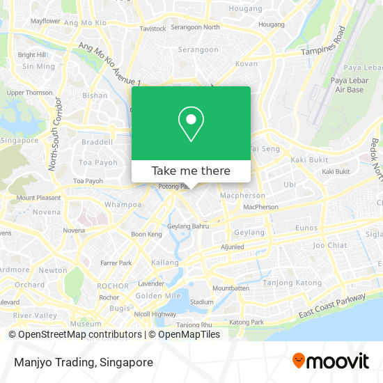 Manjyo Trading map