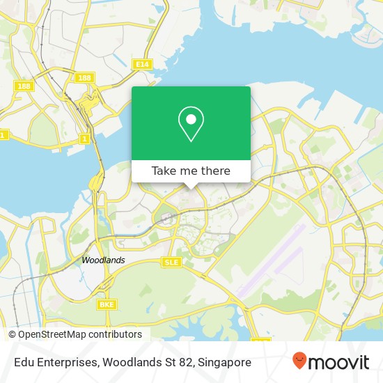 Edu Enterprises, Woodlands St 82 map