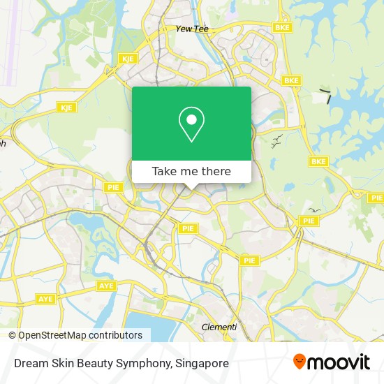 Dream Skin Beauty Symphony map