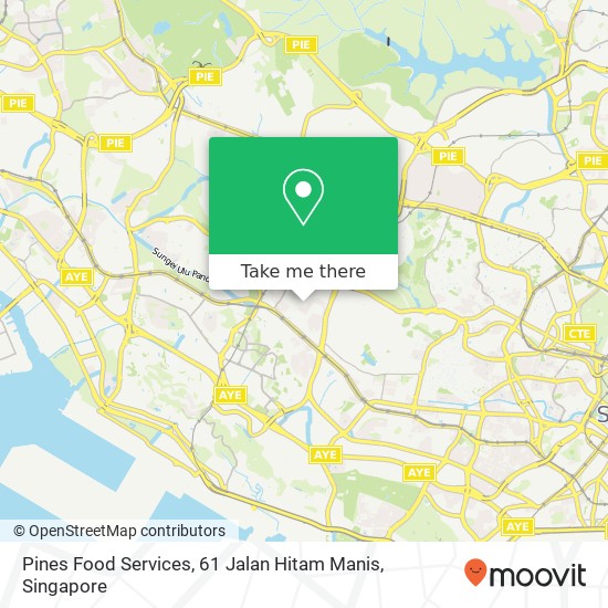 Pines Food Services, 61 Jalan Hitam Manis map