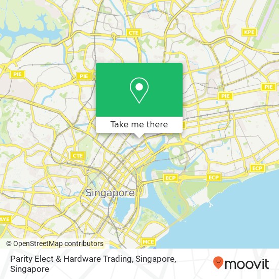 Parity Elect & Hardware Trading, Singapore map