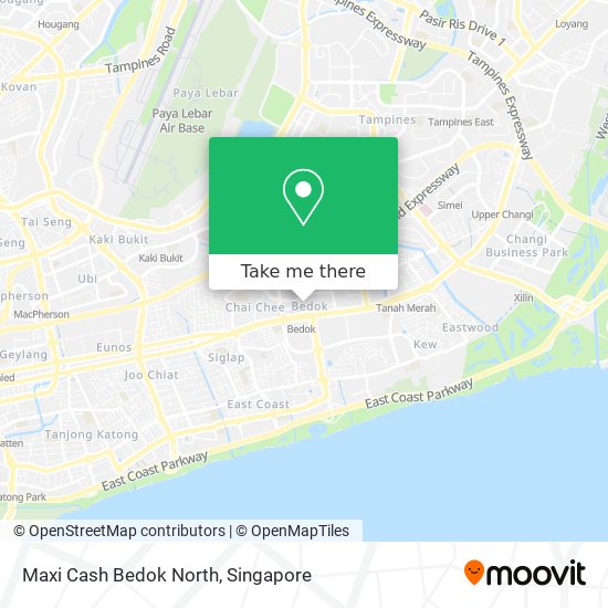 Maxi Cash Bedok North地图