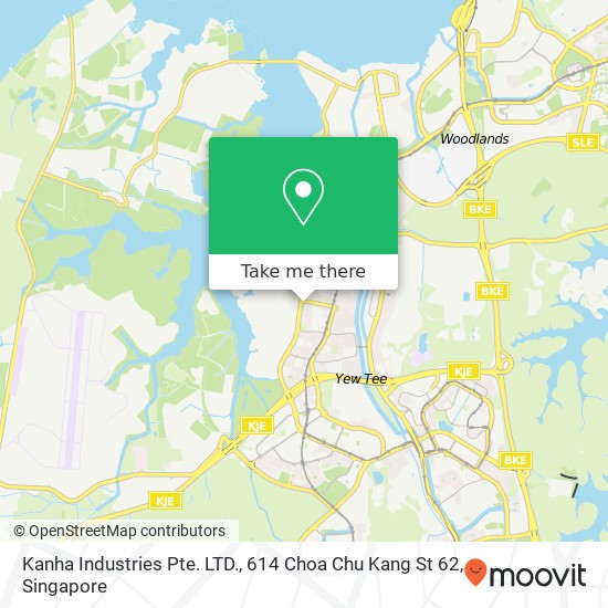 Kanha Industries Pte. LTD., 614 Choa Chu Kang St 62地图