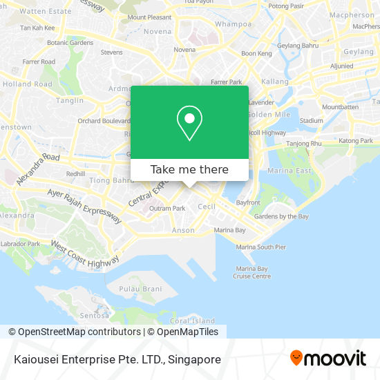 Kaiousei Enterprise Pte. LTD. map