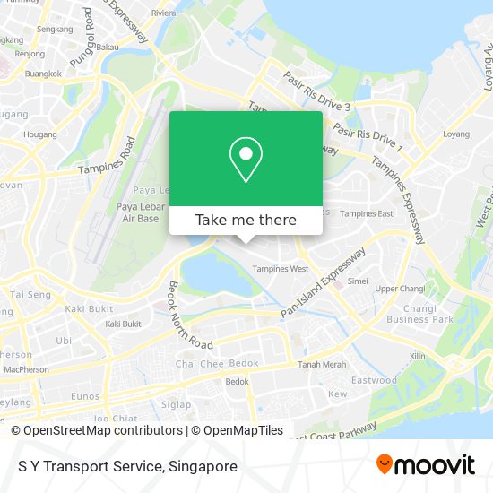 S Y Transport Service map