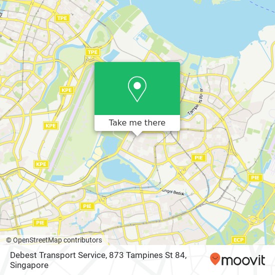 Debest Transport Service, 873 Tampines St 84 map