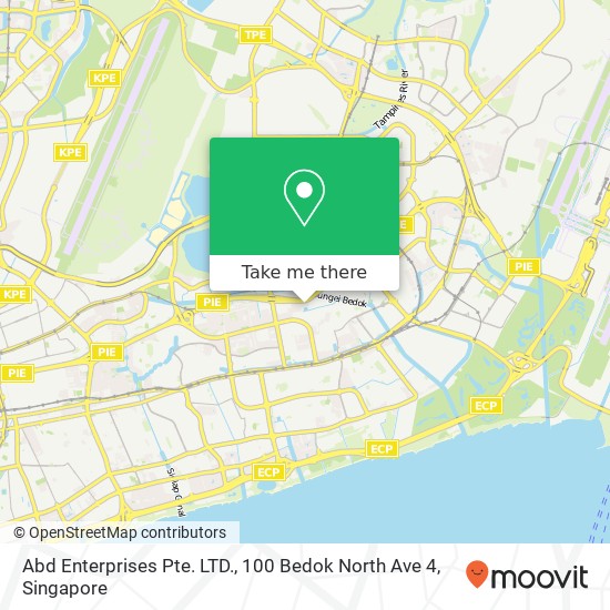 Abd Enterprises Pte. LTD., 100 Bedok North Ave 4 map