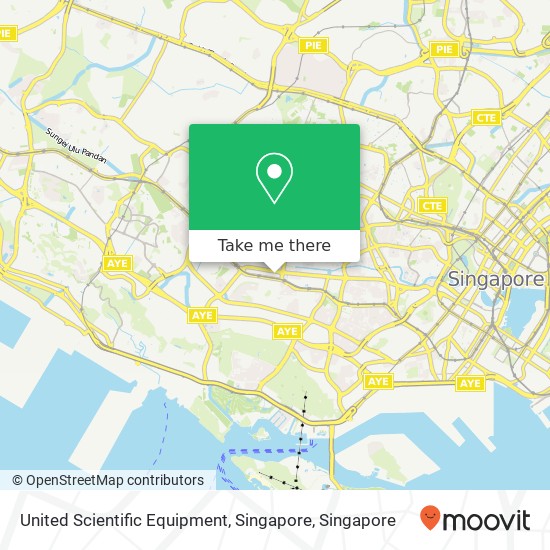 United Scientific Equipment, Singapore地图