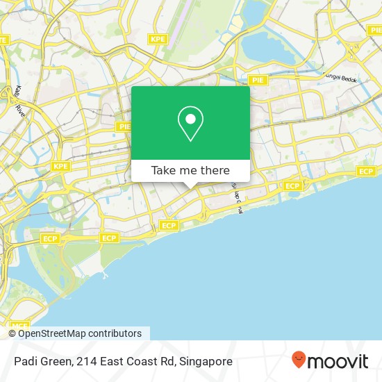 Padi Green, 214 East Coast Rd地图