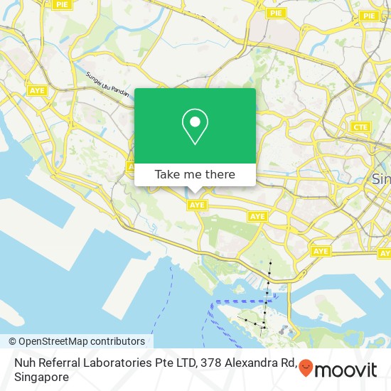 Nuh Referral Laboratories Pte LTD, 378 Alexandra Rd地图