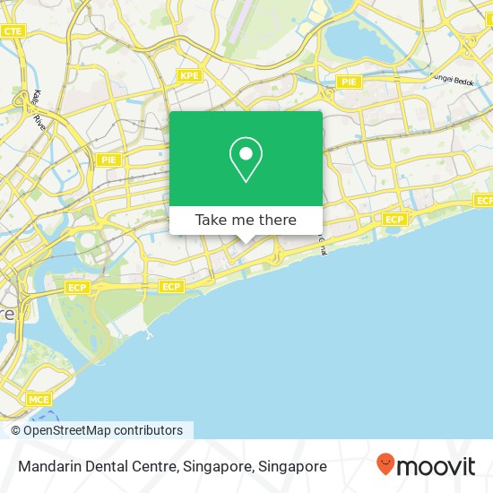 Mandarin Dental Centre, Singapore map