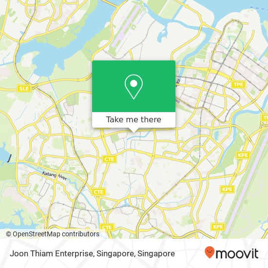 Joon Thiam Enterprise, Singapore map