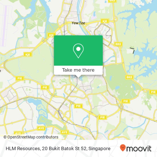 HLM Resources, 20 Bukit Batok St 52 map