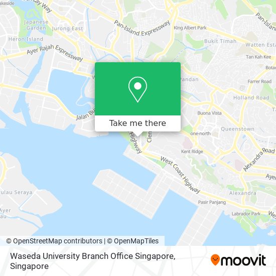 Waseda University Branch Office Singapore map
