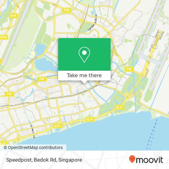 Speedpost, Bedok Rd map