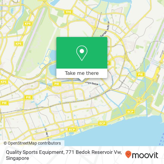 Quality Sports Equipment, 771 Bedok Reservoir Vw map