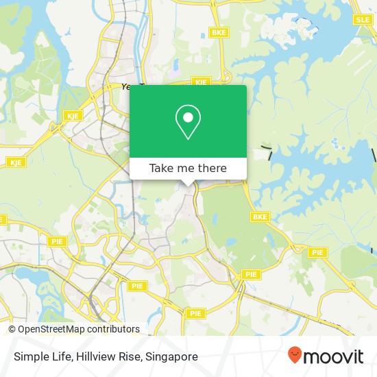 Simple Life, Hillview Rise map