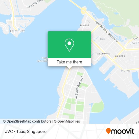 JVC - Tuas map