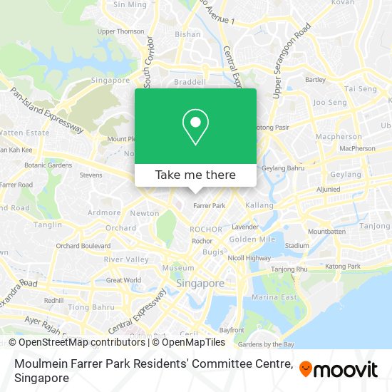 Moulmein Farrer Park Residents' Committee Centre map