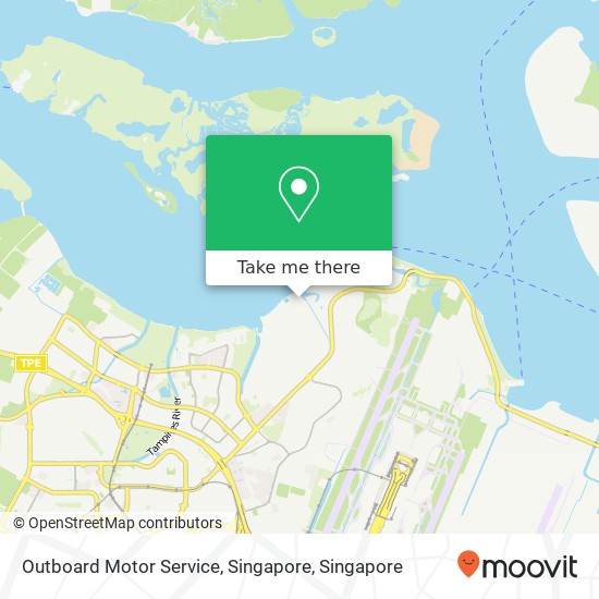 Outboard Motor Service, Singapore map