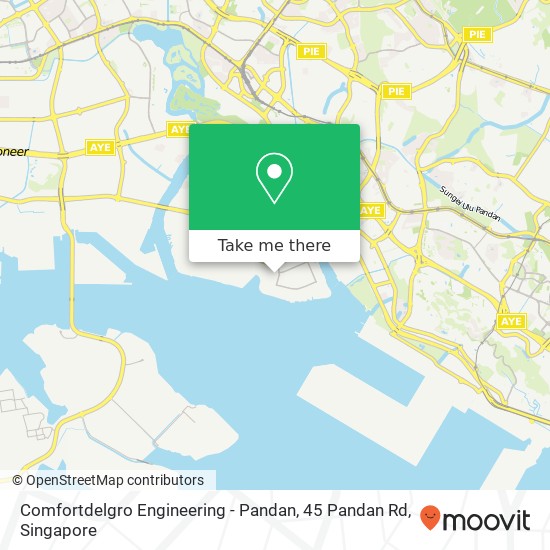 Comfortdelgro Engineering - Pandan, 45 Pandan Rd map