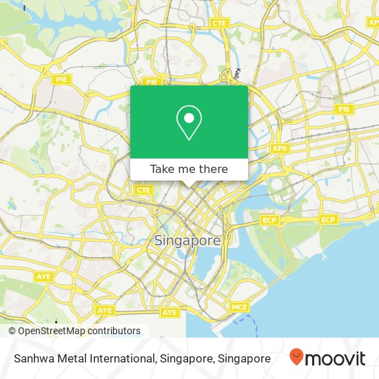 Sanhwa Metal International, Singapore map