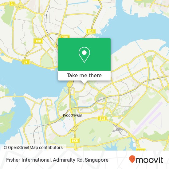 Fisher International, Admiralty Rd map