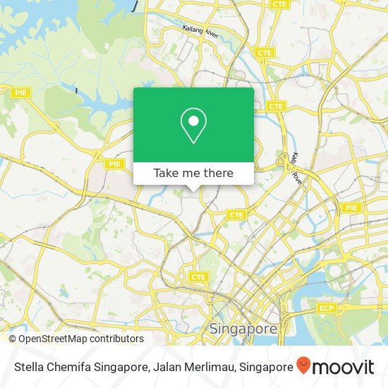 Stella Chemifa Singapore, Jalan Merlimau map