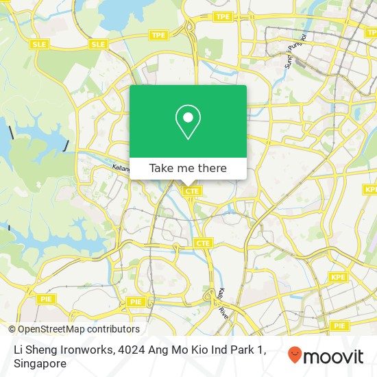 Li Sheng Ironworks, 4024 Ang Mo Kio Ind Park 1 map