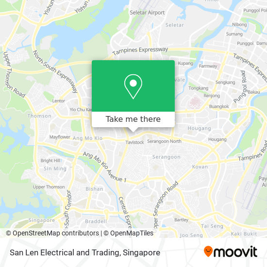 San Len Electrical and Trading map