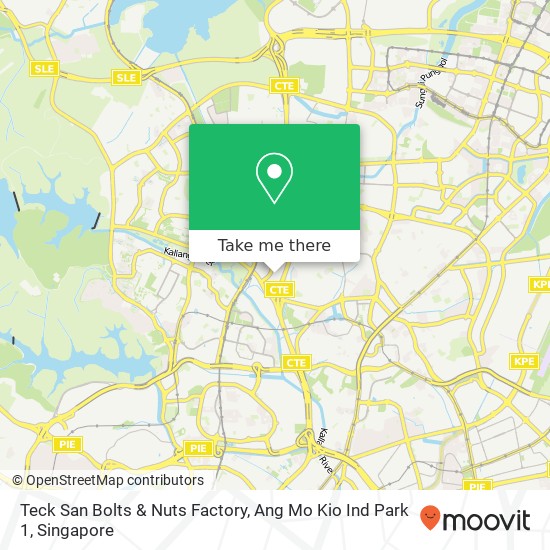 Teck San Bolts & Nuts Factory, Ang Mo Kio Ind Park 1地图