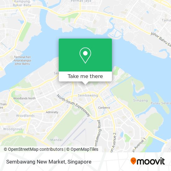 Sembawang New Market map