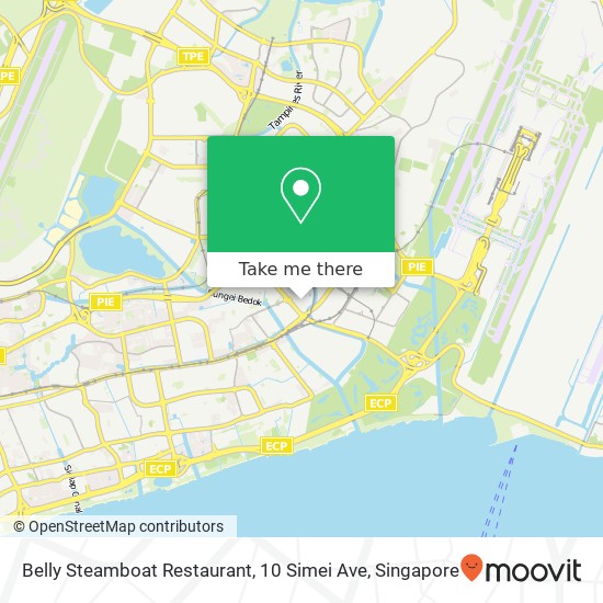 Belly Steamboat Restaurant, 10 Simei Ave地图