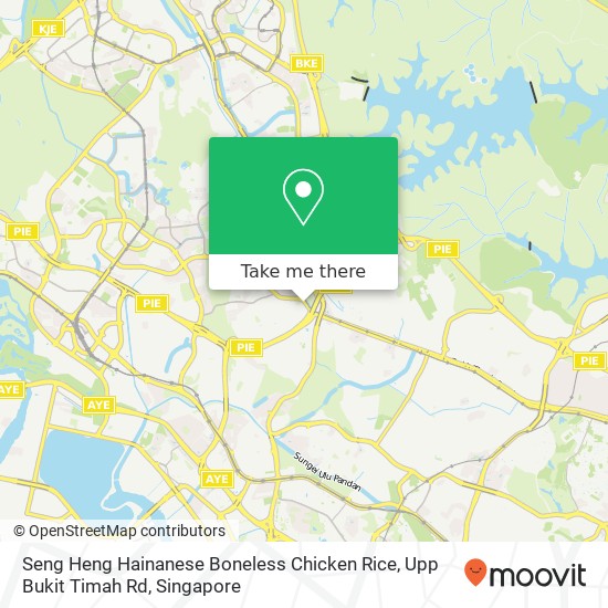 Seng Heng Hainanese Boneless Chicken Rice, Upp Bukit Timah Rd map