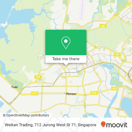 Weiken Trading, 712 Jurong West St 71地图