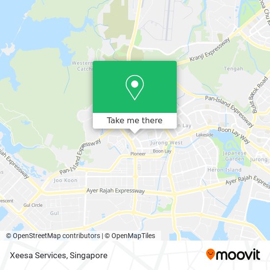 Xeesa Services map