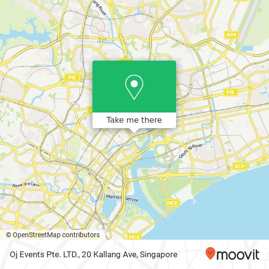 Oj Events Pte. LTD., 20 Kallang Ave地图