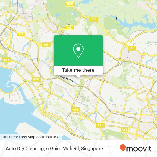 Auto Dry Cleaning, 6 Ghim Moh Rd地图