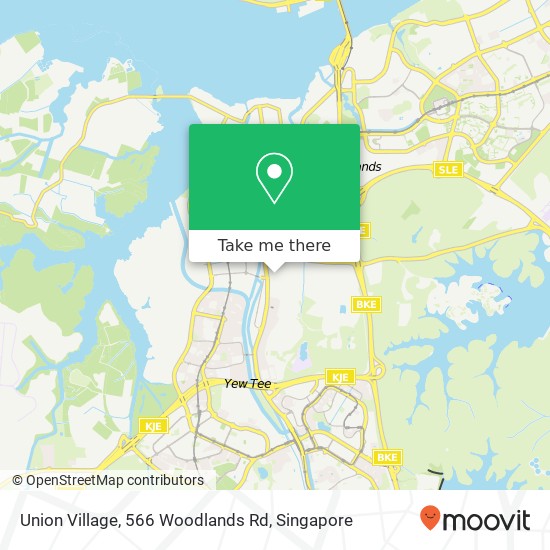 Union Village, 566 Woodlands Rd地图