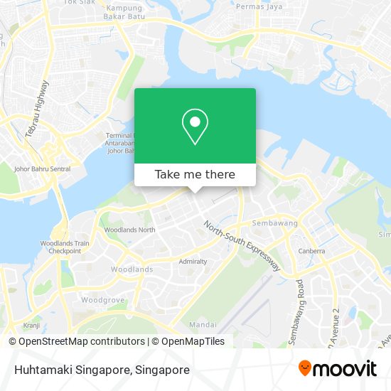 Huhtamaki Singapore map