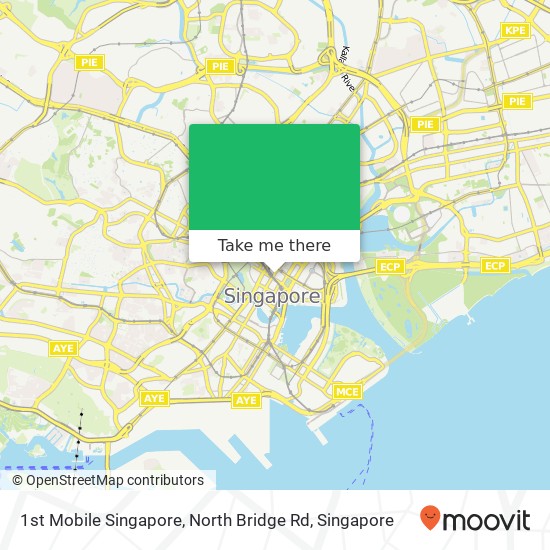 1st Mobile Singapore, North Bridge Rd map