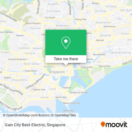 Gain City Best-Electric map