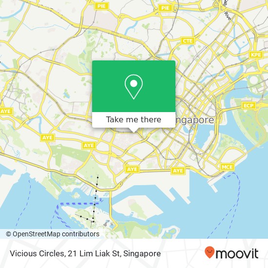 Vicious Circles, 21 Lim Liak St map