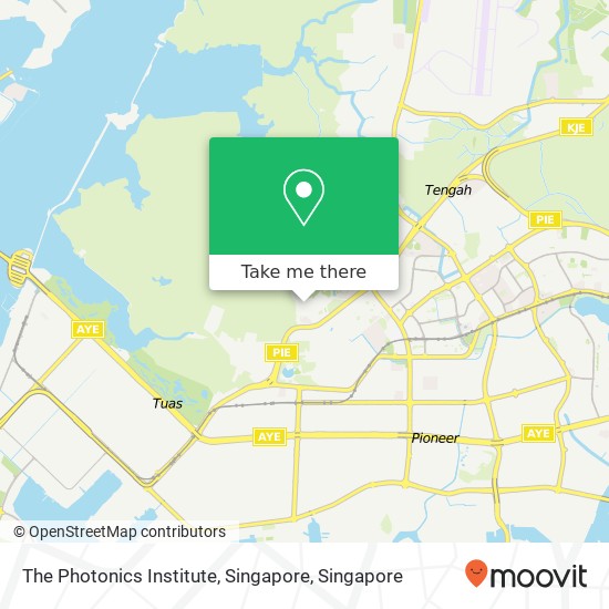 The Photonics Institute, Singapore map