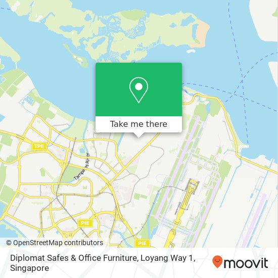 Diplomat Safes & Office Furniture, Loyang Way 1 map