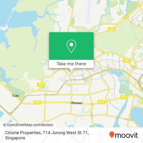 Citione Properties, 714 Jurong West St 71地图