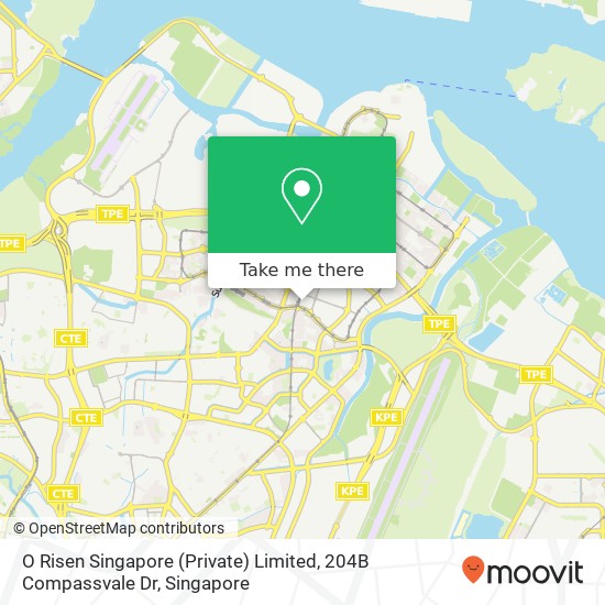 O Risen Singapore (Private) Limited, 204B Compassvale Dr地图