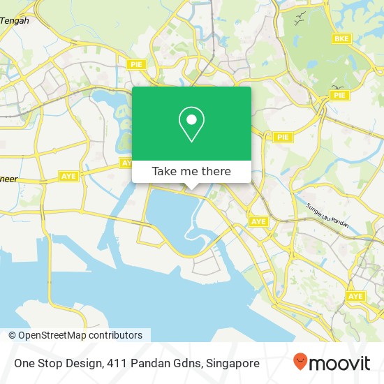 One Stop Design, 411 Pandan Gdns地图