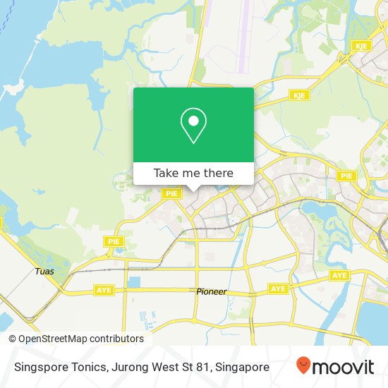 Singspore Tonics, Jurong West St 81地图